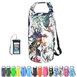 OMGear Waterproof Dry Bag Backpack Phone Pouch 40L/30L/20L/10L/5L Floating Dry Sack for Kayaking Boating Outdoors Activities