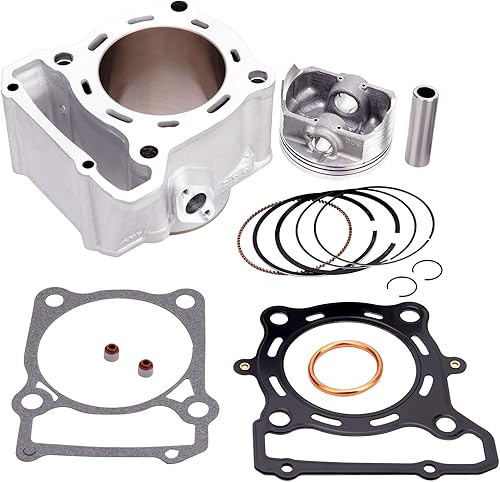 Miniatura 2 de AHL Juego de culata y pistón y juego de juntas de 3.071 in de diámetro para Kawasaki KLX250 KLX 250 1993-2014/KLX300 1996-2007, reemplazo 11005-0112