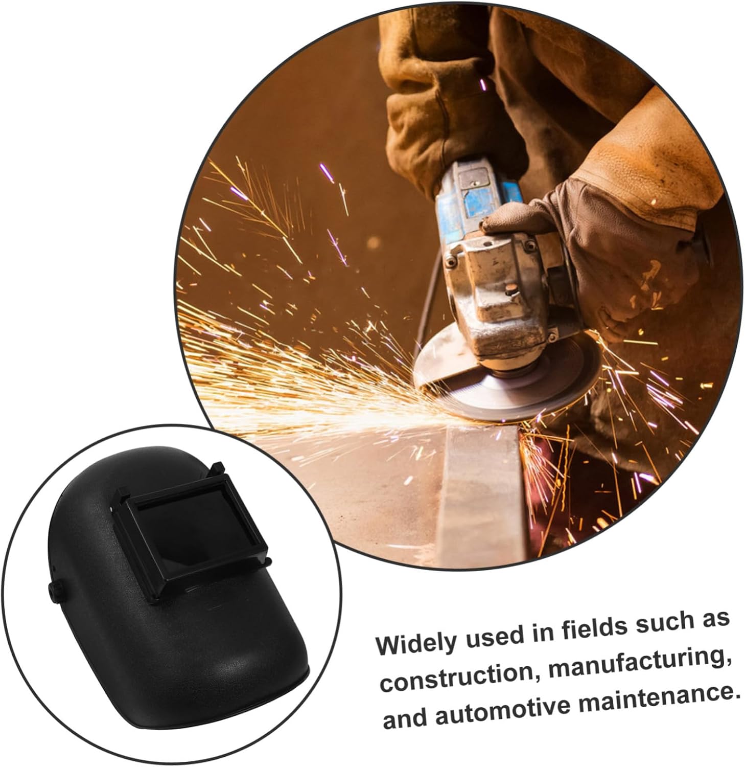 Welding Shield Protective Mask Lightweight Portable Welder Hood for Enhanced Efficiency -fog Design for Professional and Welding Work