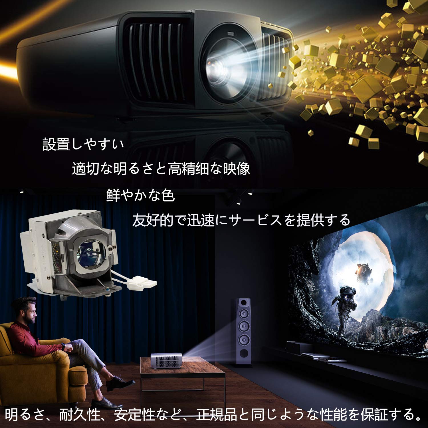 Amazon.co.jp: Rich Lighting LV-WX310ST ランプ CANON キヤノン LV