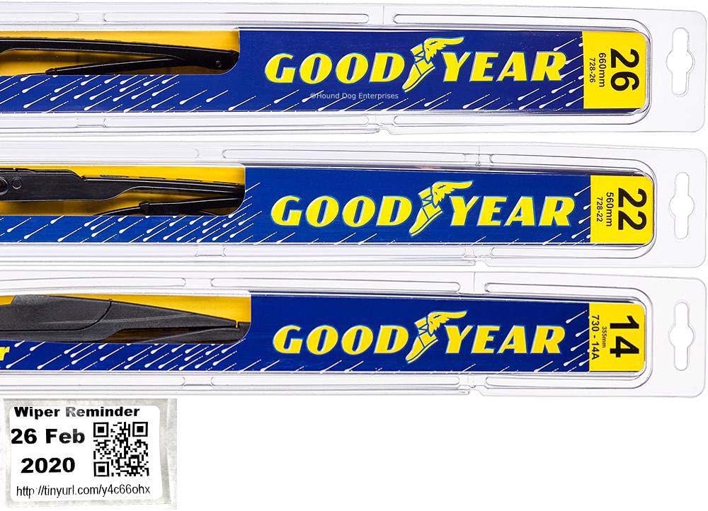 Windshield Wiper Blade Set/Kit/Bundle for 20042006 Lexus