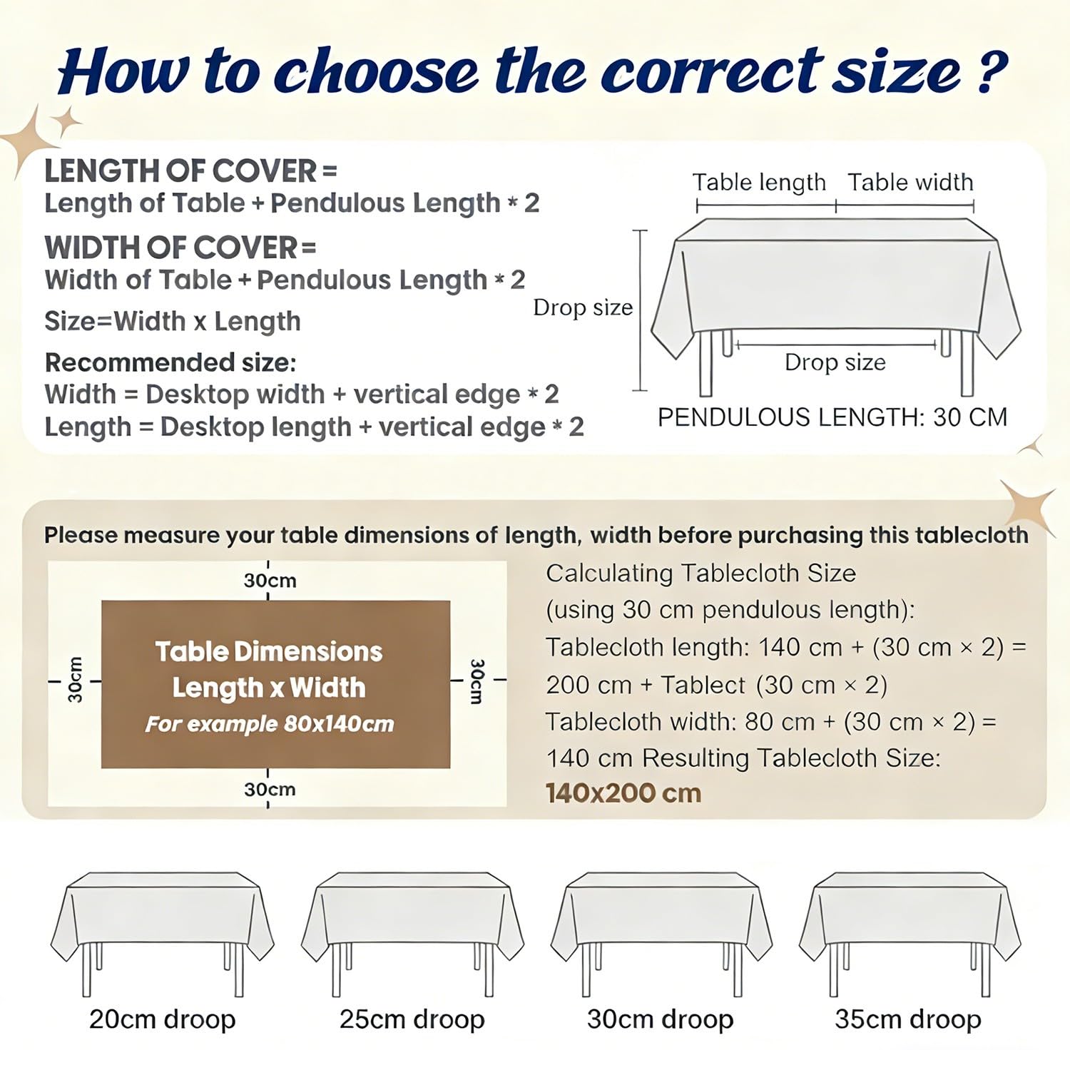 Mantel de lino texturizado, lavable, resistente a las manchas y sin arrugas, funda de tela decorativa para comedor, fiestas y camping (beige, 135 x 240 cm)