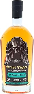 Grave Digger 45 Years Of Metal Heavily Peated Single Malt Whisky 70cl 49 ABV