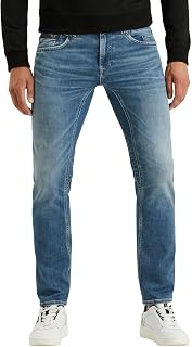 Jeans da uomo Commander 3.0 – Vita bassa – Vestibilità rilassata – Blu W29-W40