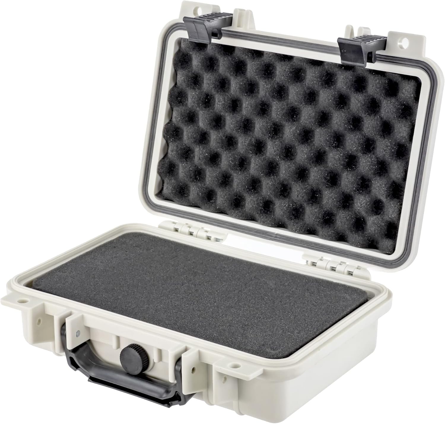 Eylar Medium 11.6 Inch Hard Protective Medical Case EMT First Responder and First Aid Service Storage Box, Waterproof, Dustproof, Shockproof with Foam (White)