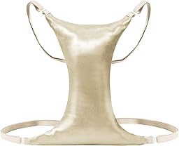 Breast Pillow for Chest Wrinkles - Anti-Wrinkle Breast Cushion for Side Sleeping Women, Prevention and Breast Support (Golden)