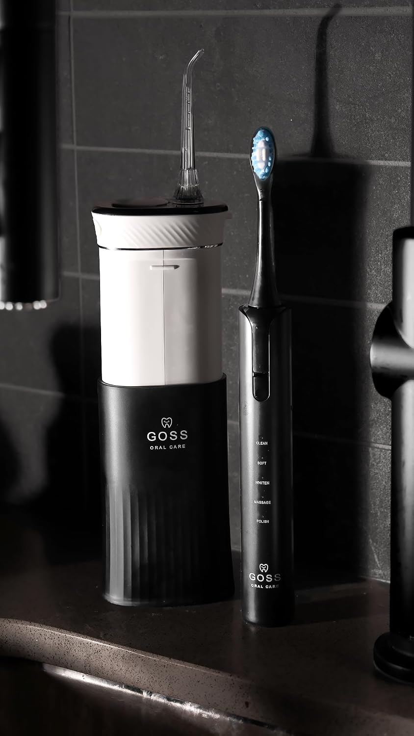 GOSS Electric Toothbrush, Sonic & Oscillating Rechargeable Toothbrush with Charging Case, Deep Clean Professional Whitening Toothbrush for Adults and Teens