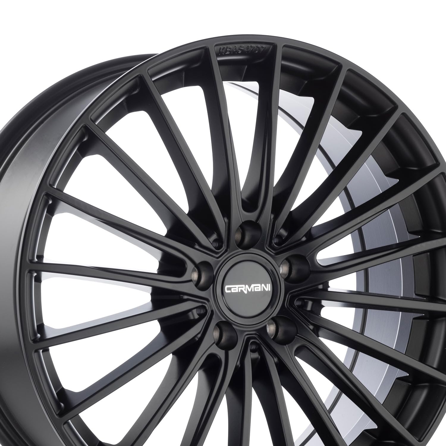 4x Carmani alloy rims 24 Karl 8.0x19 ET45 5x108 black matt