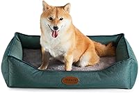 Vista 20 de Camas Ortopédicas para Perros Medianos, Cama Sofá para Perros de Espuma Duradera de Caja de Huevos con Funda Extraíble Lavable, Forro Impermeable