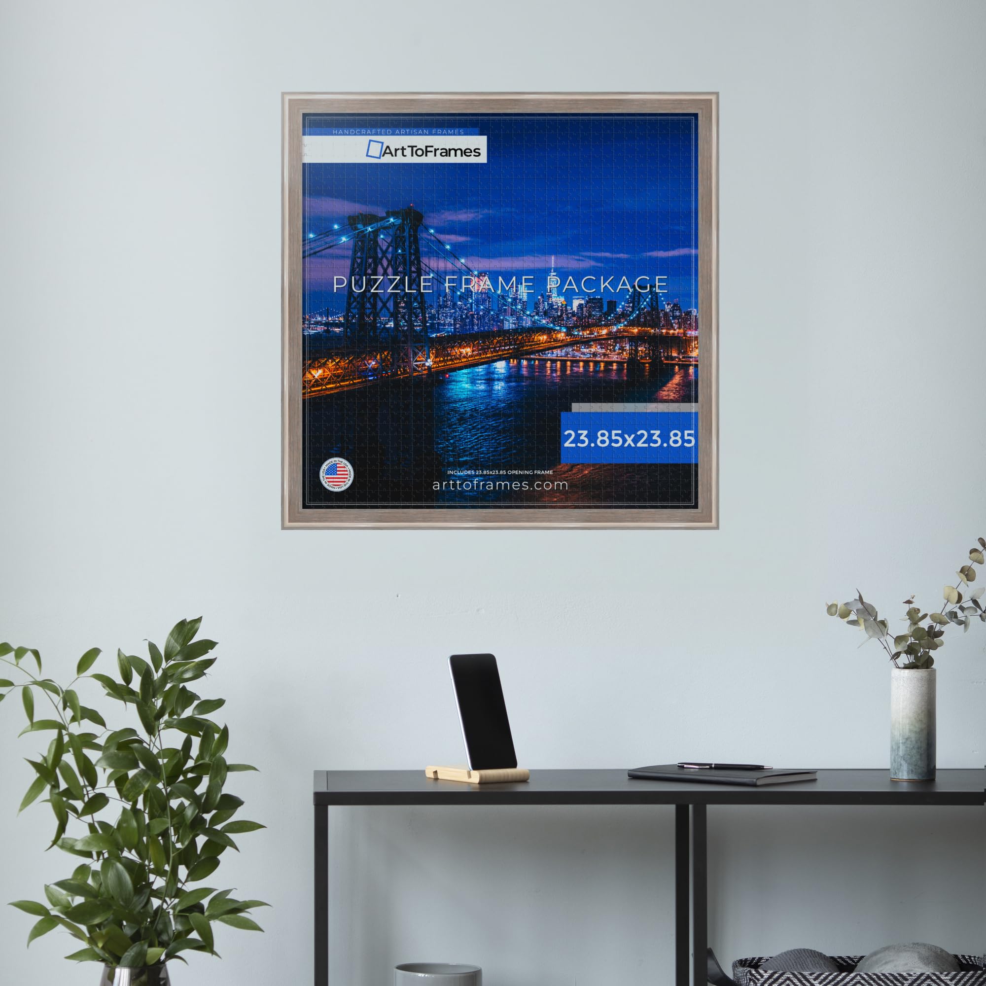Amazon.com - ArtToFrames 23.85x23.85 INCH/60.6x60.6 CM Gray Frame
