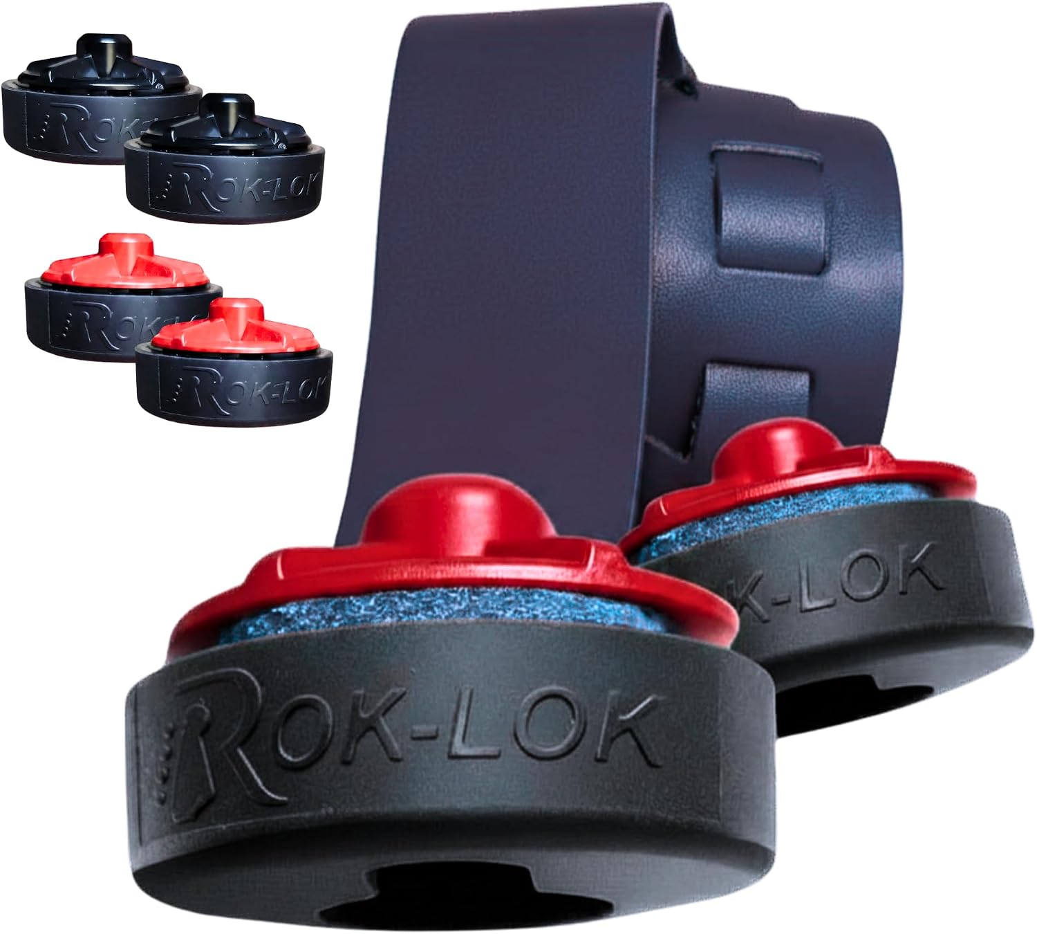 ROK-LOK Rok Lok XL Universal Quick Change Guitar Strap Lock - Guitar Strap Locks Set - Protect Your Instrument with no modifications or hardware replacement