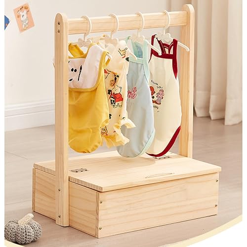Rack De Prenda De Perros Armario De Mascota Armario Vestido De Madera Ropa Almacenamiento De Ropa De Vestir…