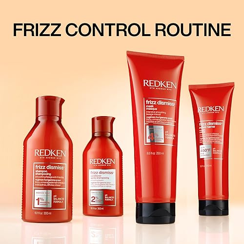 Miniatura 7 de Redken Frizz Dismiss Shampoo  Weightless Frizz Control  Anti Frizz for Smoother Hair  Sulfate Free