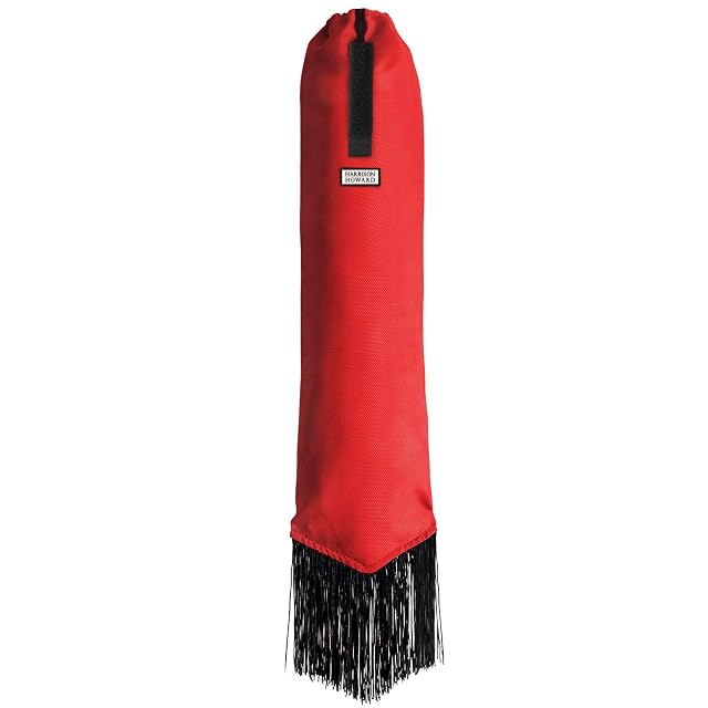 Foto 5 de 5 de Harrison Howard Bolsa de Cola de Caballo con Flecos, Color Rojo Escarlata