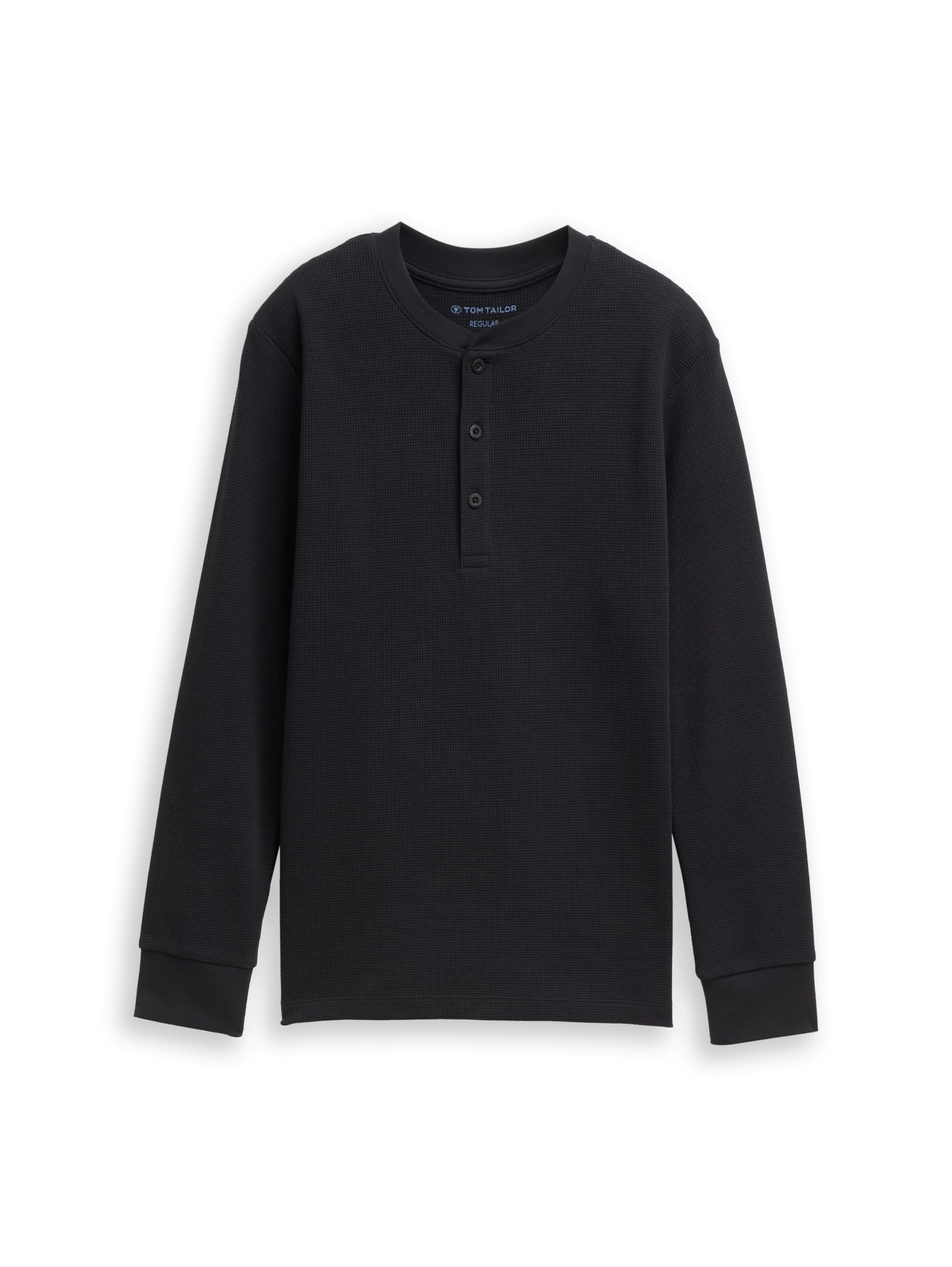 Tom Tailor Jungen 1049252 Kinder Langarmshirt mit Henley-Kragen