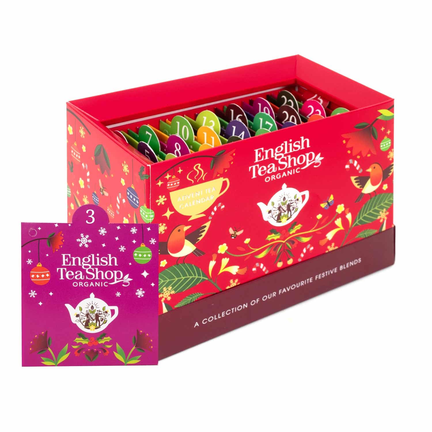 ETS - BIO Tee Adventskalender 2026 "Christmas Countdown" rot | Weihnachtskalender mit 24 Bio Tees | Perfekter Büro Adventskalender oder Geschenk – Adventskalender 2026 von Unbekannt