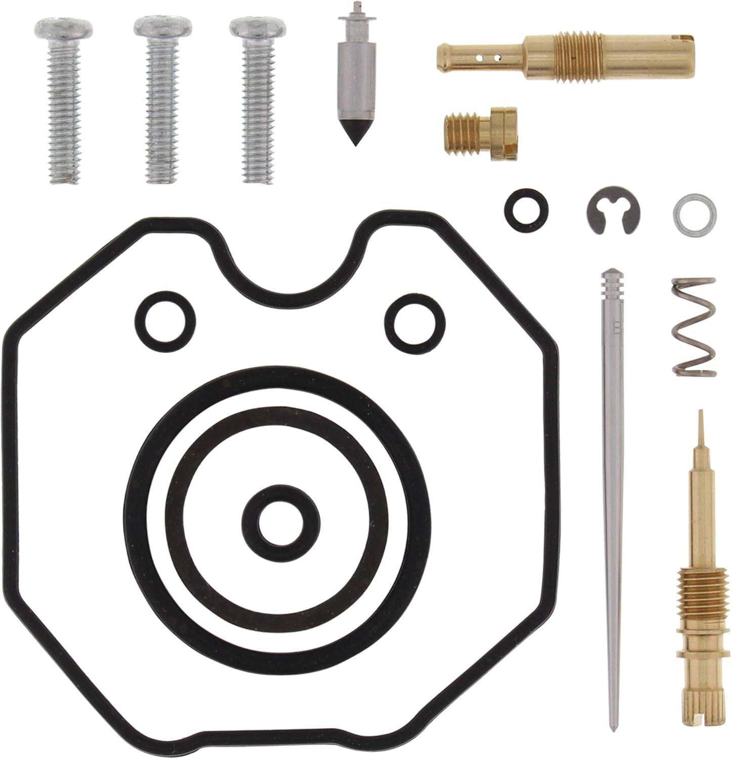 All Balls Racing 26-1327 Carburetor Rebuild Kit Compatible with/Replacement For Honda TRX250 Recon 1999-2001, TRX250TE Recon 2002-2004, TRX250TM Recon 2002-2004, TRX250X / EX Sportrax 2001-2005