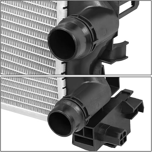 Miniatura 40 de DNA Motoring OEM-RA-2262 Radiador de núcleo de aluminio compatible con 99-04 Grand Cherokee 4.0 AT, 23-7/16 pulgadas de ancho x 21-9/16 pulgadas