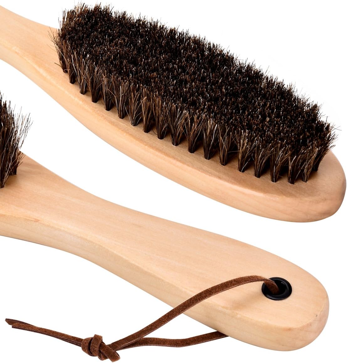 🔥 Flash Sale Wooden Brush with Soft Horse Mane Remove Hair Dust for Clothes Suits Coats Shoes Jacket Furniture Car Mat Pet Hair,Clothes Brush Shoes Brush Coat Brush Suit Brush Garment Brush Lint Brush