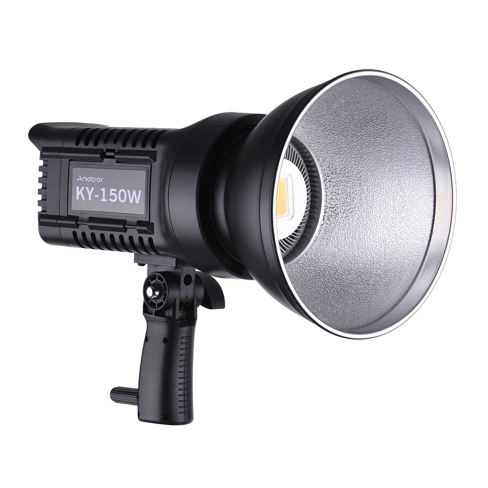 Andoer Luce Video Light da Studio Portrabile150 W Luminoso Daylight 5600 K CRI93+TCLI95+16000LM Luminosità Dimmable Bowens Montaggio Carico USB con Telecomando Adattatore AC