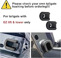 Vista 2 de APPERFiT Buje de compuerta trasera para bisagra de compuerta trasera 2PCS compatible con Chevy Silverado 1500 2500HD 3500HD Colorado 2014-2020, GMC