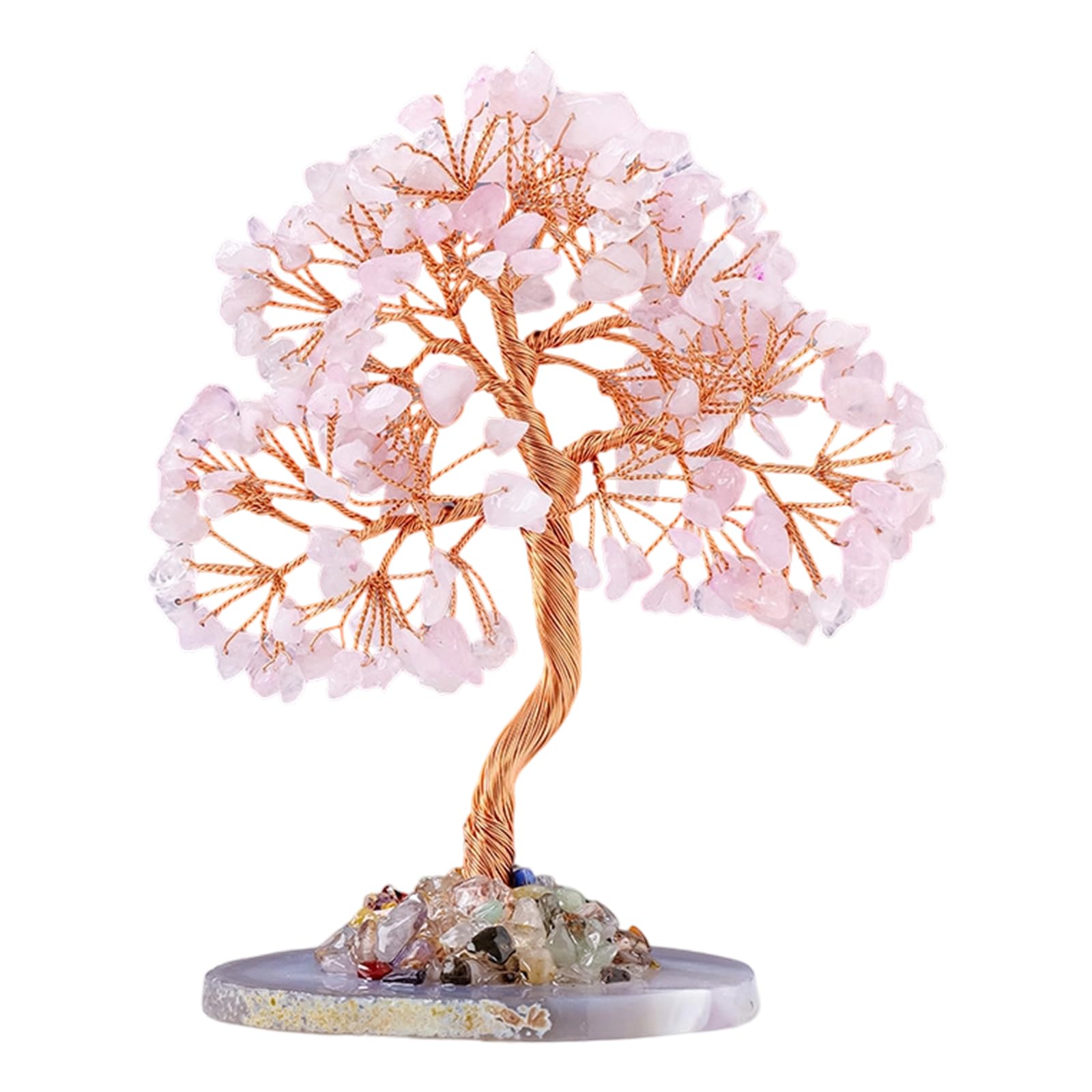 Arbre de cristal richesse et énergie positive pour bureau
