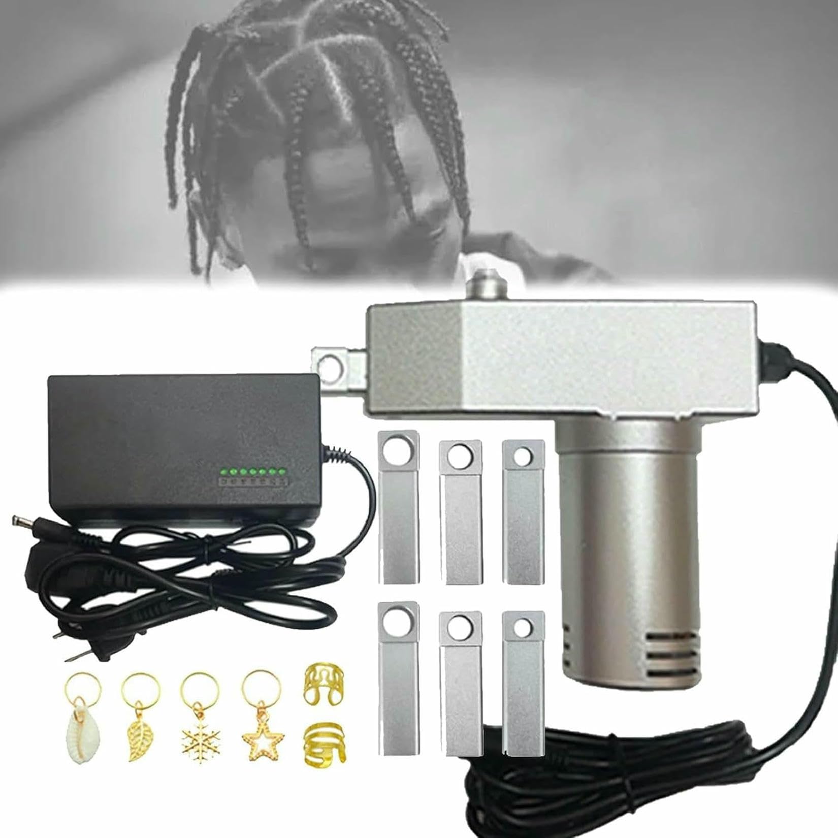 Machine dreadlocks outil torsion tressage électrique portable 6mm à 16mm