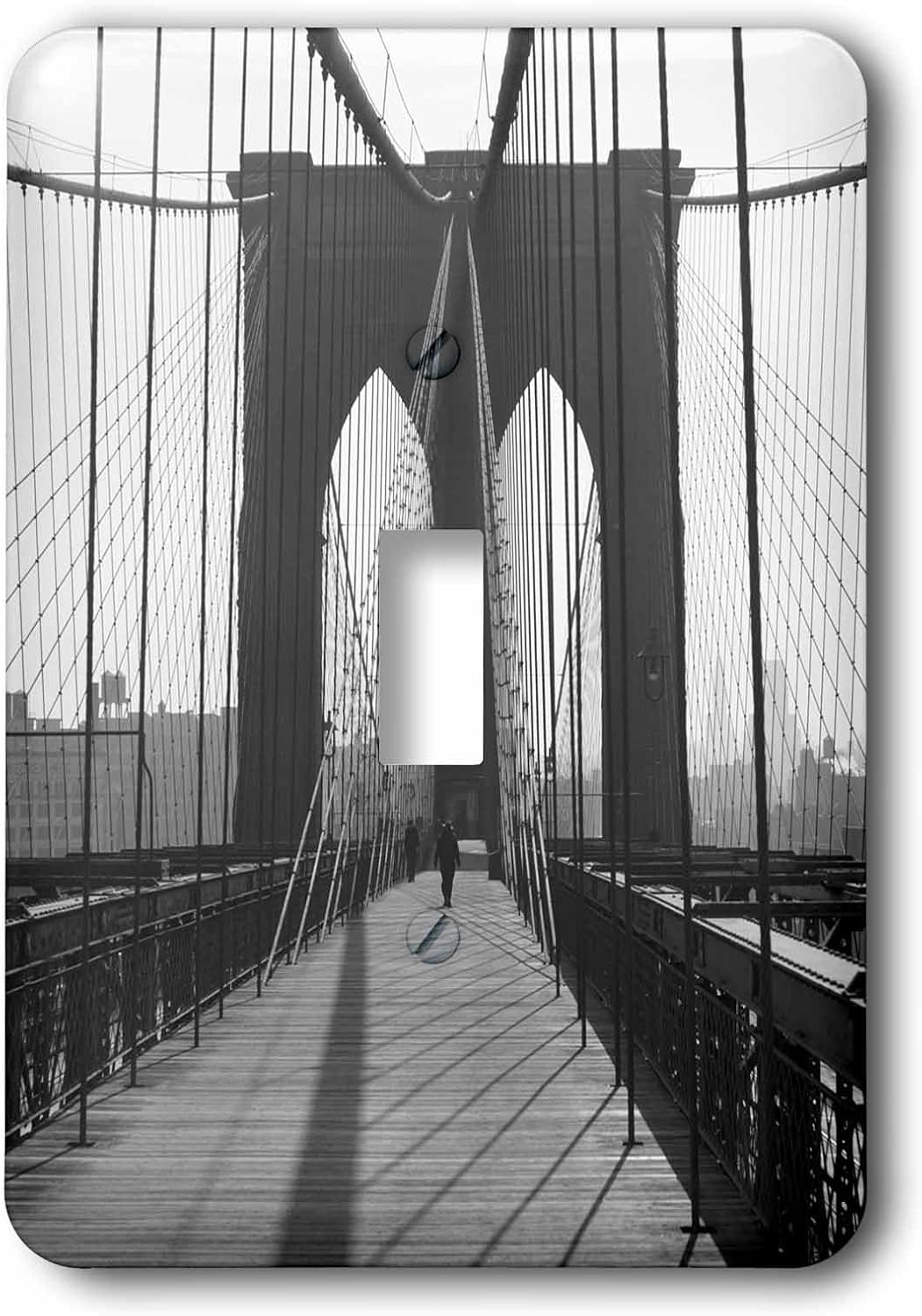 3dRose lsp_191696_1 Brooklyn Bridge, 1948, New York Single Toggle Switch