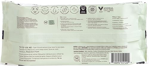 Miniatura 9 de The Honest Company Toallitas multiusos Clean Conscious Hipoalergénicas + sin perfume para pieles sensibles Más del 99% de agua, compostables, a