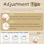Boucles d'oreilles Gold Hoop pour femmes, 14K Boucles d'oreilles en plaqué or pour perçage multiple, boucles en doré Dainty