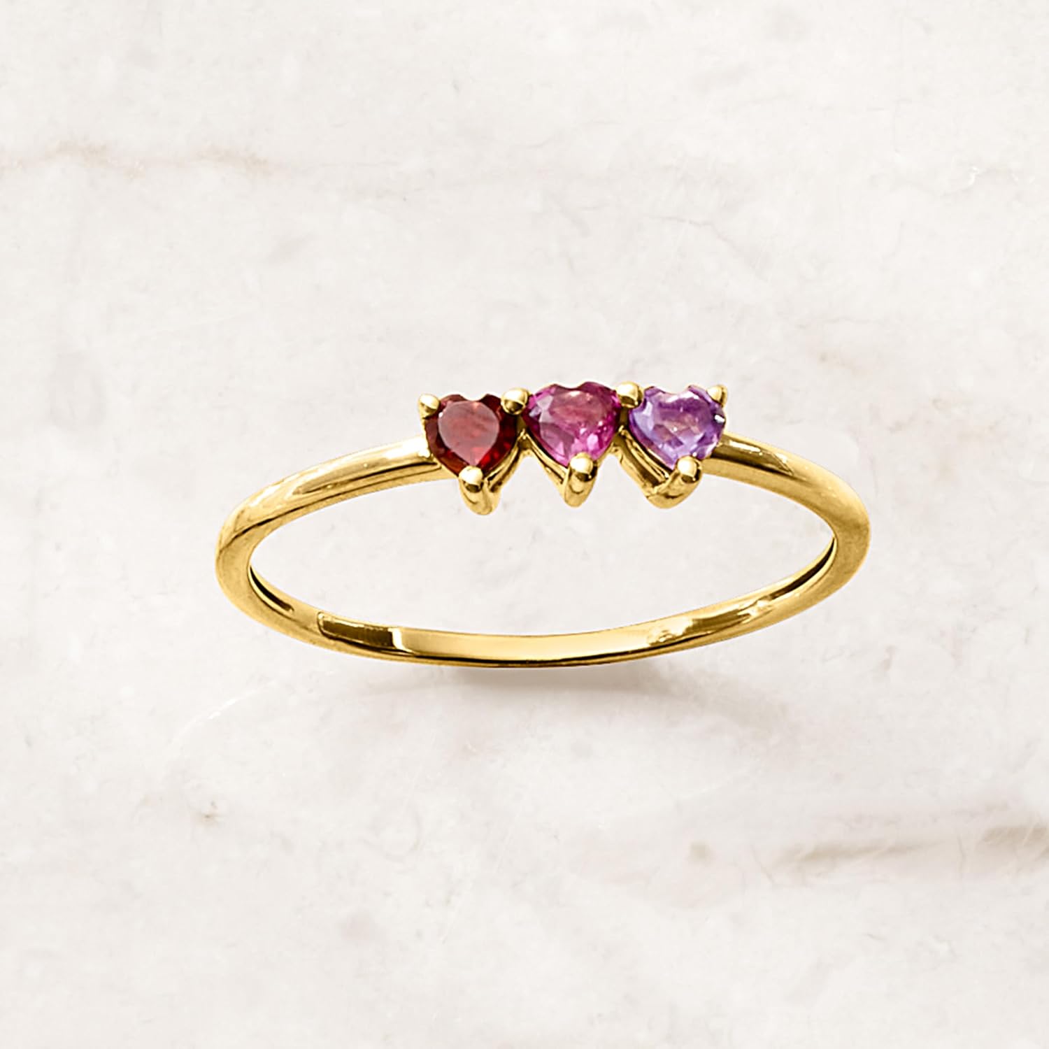 Pure Collection by Ross-Simons 1.70 ct. t.w. Multi-Gemstone Heart Ring in 14kt Yellow Gold