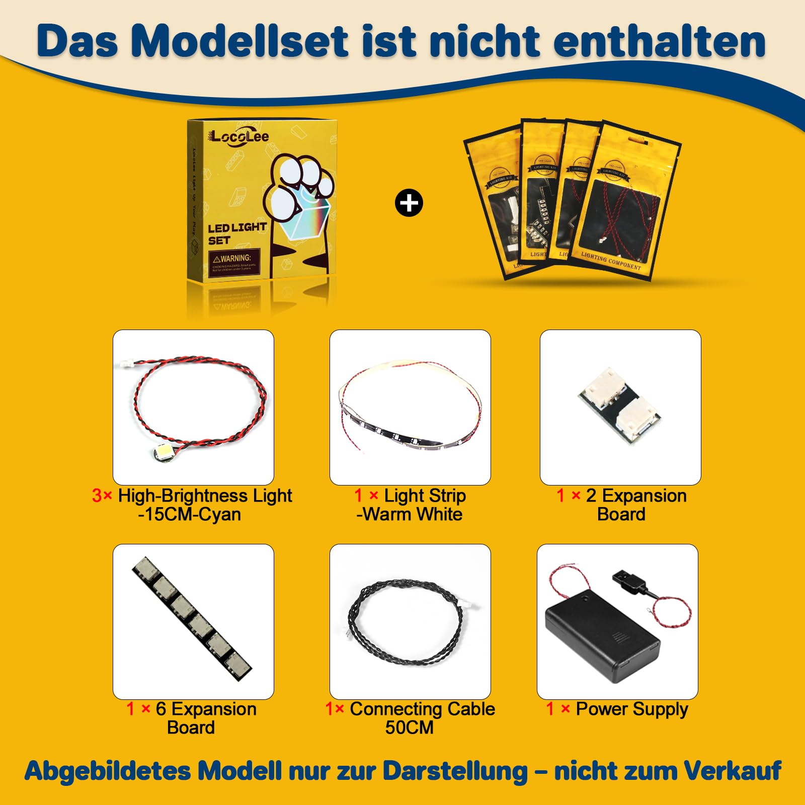 LocoLee Licht-Kit Kompatibel mit Lego 72046 Game Boy (Kein - Lego-Set) Dekorative Beleuchtung Set Compatible with Lego Game Boy