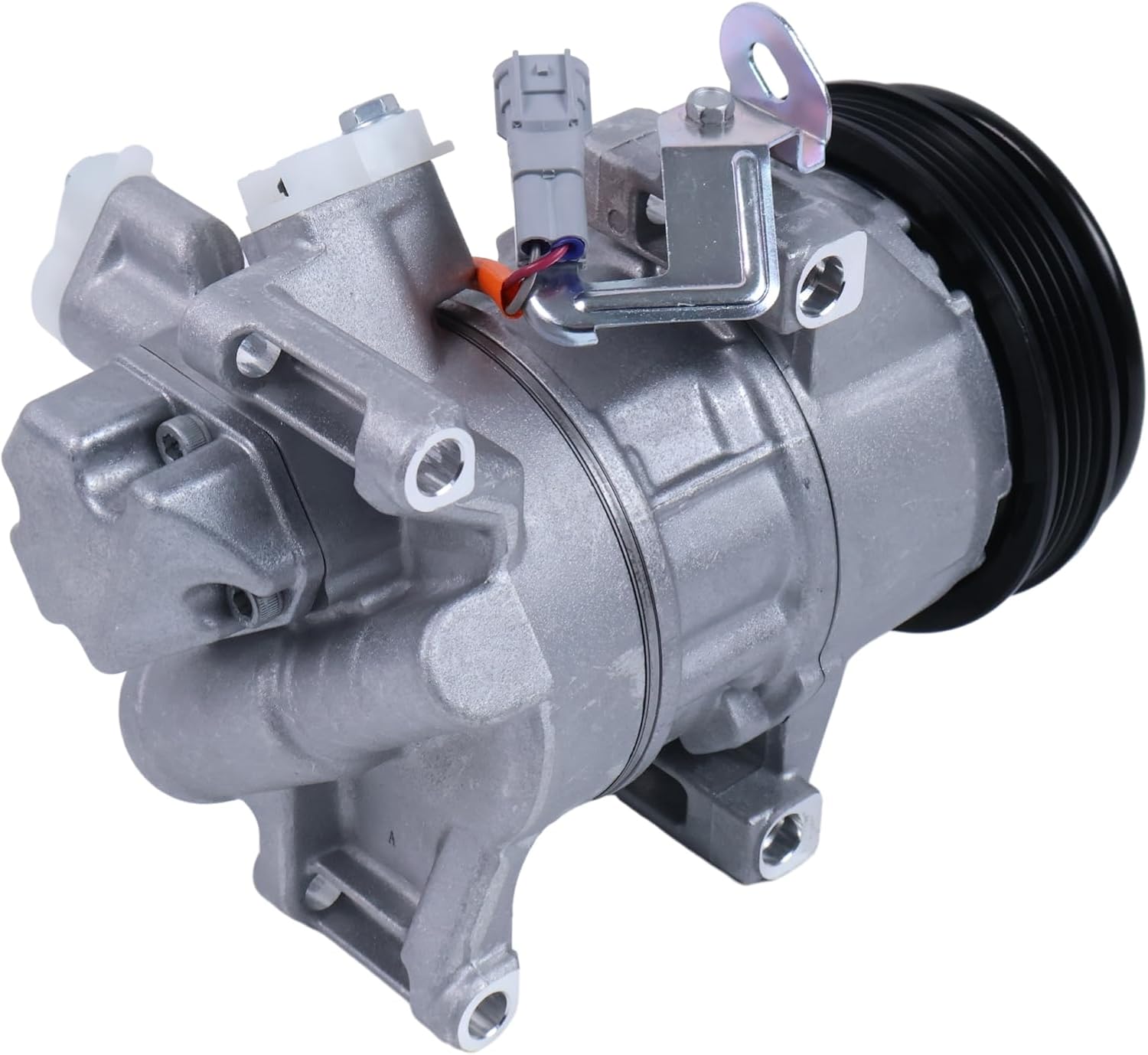 6PK AC Compressor 88310-52321 88310-52551 Compatible with 2005-2010 Toyota Yaris 1.3L for Denso 5SER09C for Yaris Auris Fielder NZE144 NZE141 NZE151 NCP100 NCP105