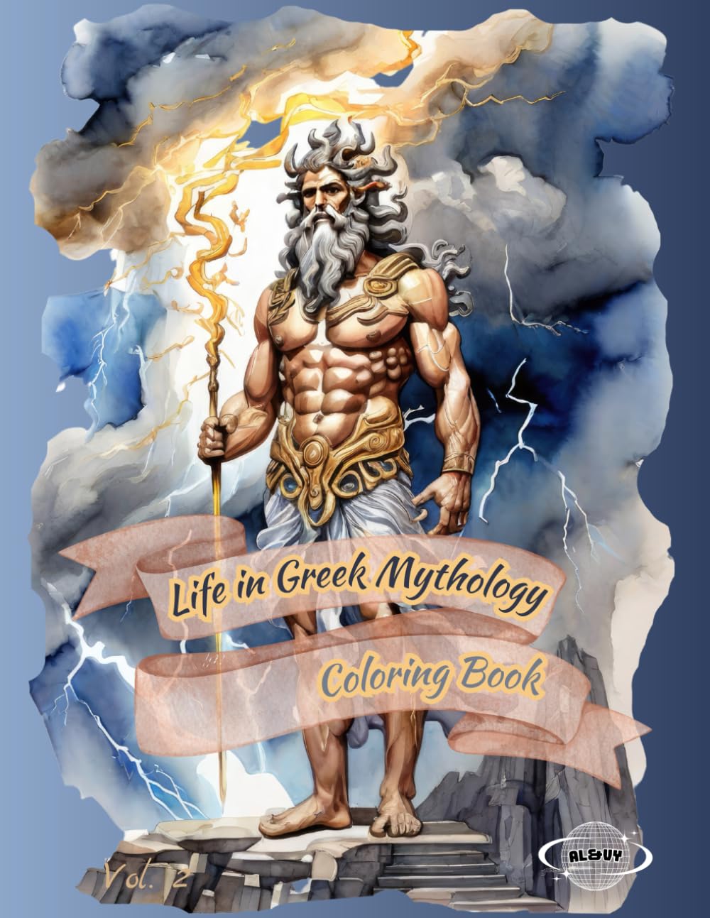 Life in Greek Mythology Coloring Book: The Lowdown on Olympus for Women and Man Drawing Page