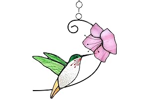 Lolitarcrafts Hummingbird Stained Glass Suncathers