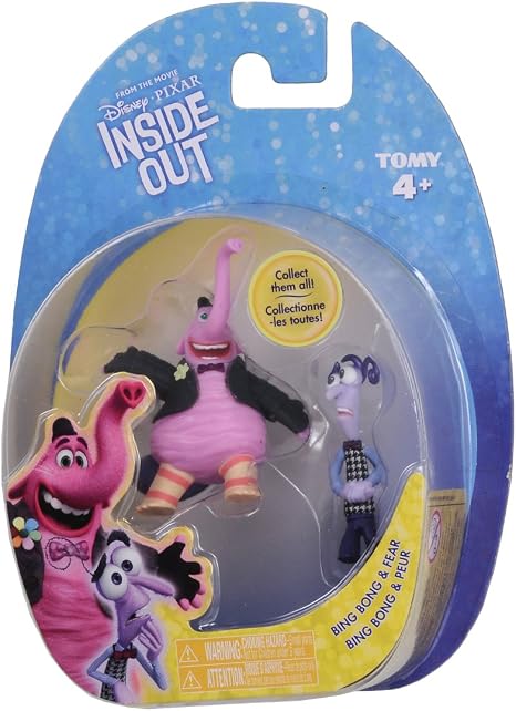 Amazon ディズニー インサイド ヘッド ミニフィギュア ビンボン ビビリ ロボット 子ども向けフィギュア おもちゃ