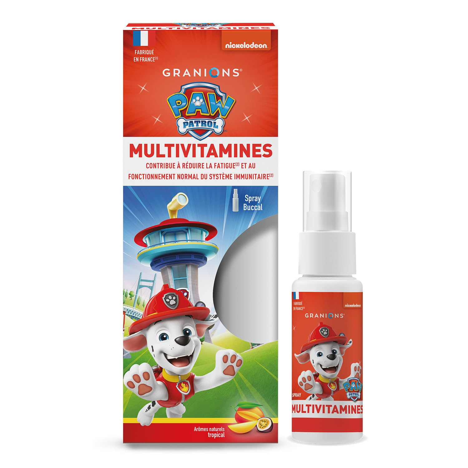 Granions Pat Patrouille Spray Multivitamines – Spray Buccal Tropicaux