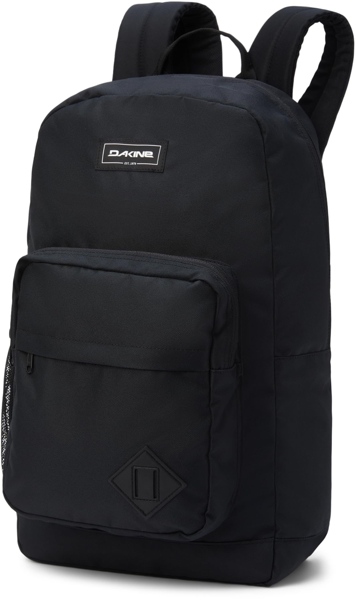 Dakine 365 Pack 28L Backpack for Men, 15in Laptop Sleeve, Black | Everyday backpack, 28L with 15in laptop sleeve, exterior zip pockets, stretch mesh bottle pocket, padded bottom panel