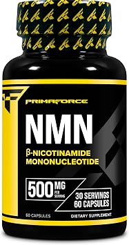 Primaforce NMN Supplement 500mg, 60 Capsules,Nicotinamide Mononucleotide
