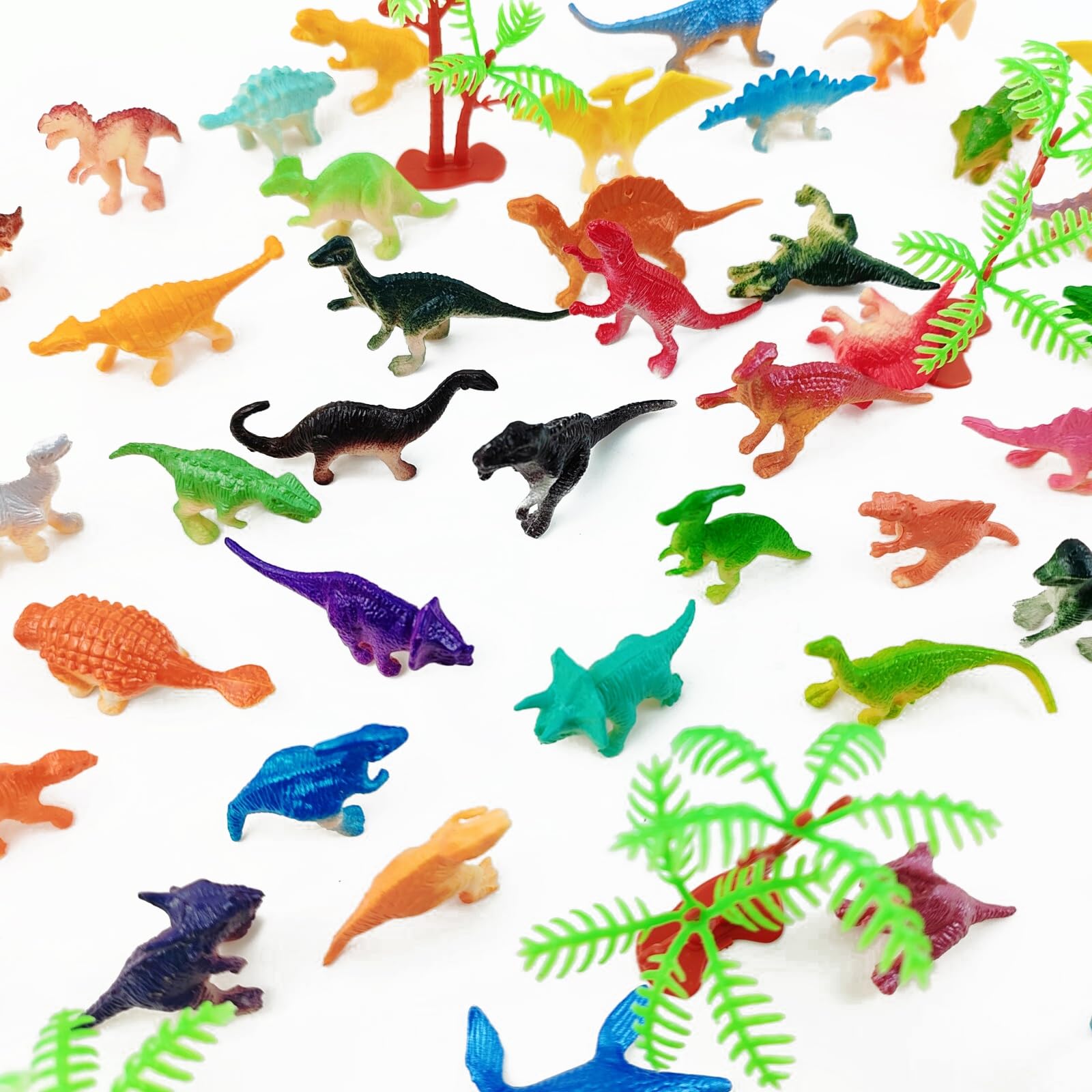 Mini Dinosaur Toys - 60 Piece Set for Parties & Gifts -5 Mini Dinosaur Toys - 60 Piece Set for Parties & Gifts -5