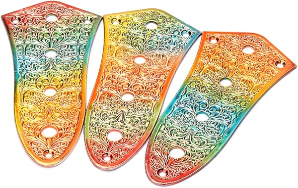 Amazon _ ベースコントロールプレート ギターコントロールプレート 楽器パーツ 全2タイプ, タイプ1 _ ベースパーツ _ 楽器・音響機器