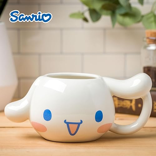 Miniatura 43 de Silver Buffalo Sanrio Hello Kitty and Friends Pompompurin - Taza de cerámica esculpida en 3D, 20 onzas