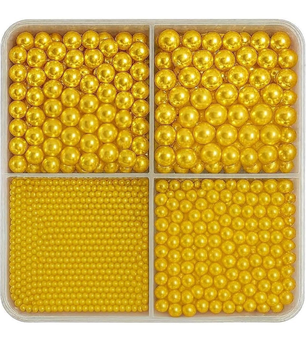 Faux Pearl Beads Set - 400pcs for Jewelry Making -6 Faux Pearl Beads Set - 400pcs for Jewelry Making -6