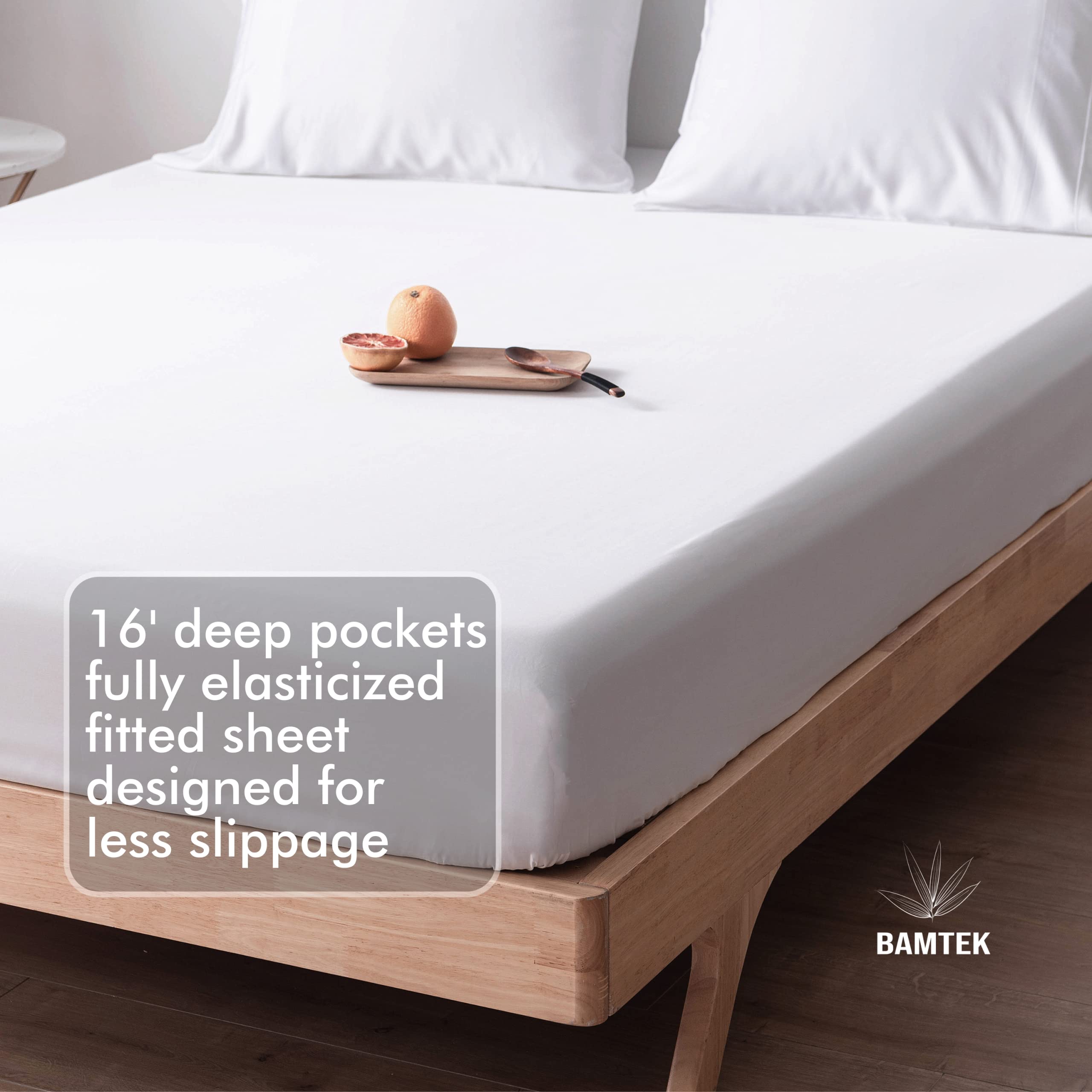 Organic Bamboo Sheet Set Queen Size 