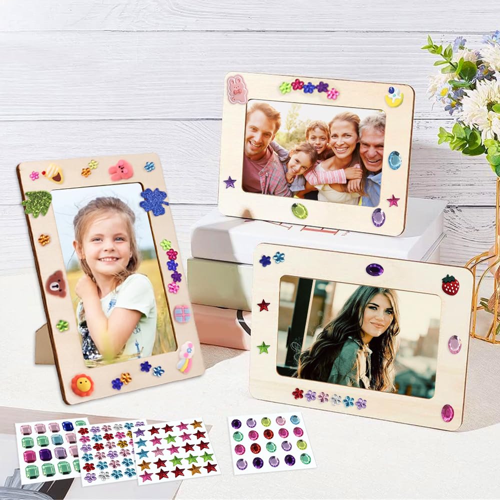 OPDBV Baby Handprint et empreinte Kit - Cadre Photo en bois - Deux OPDBV Baby Handprint et empreinte Kit - Cadre Photo en bois - Deux