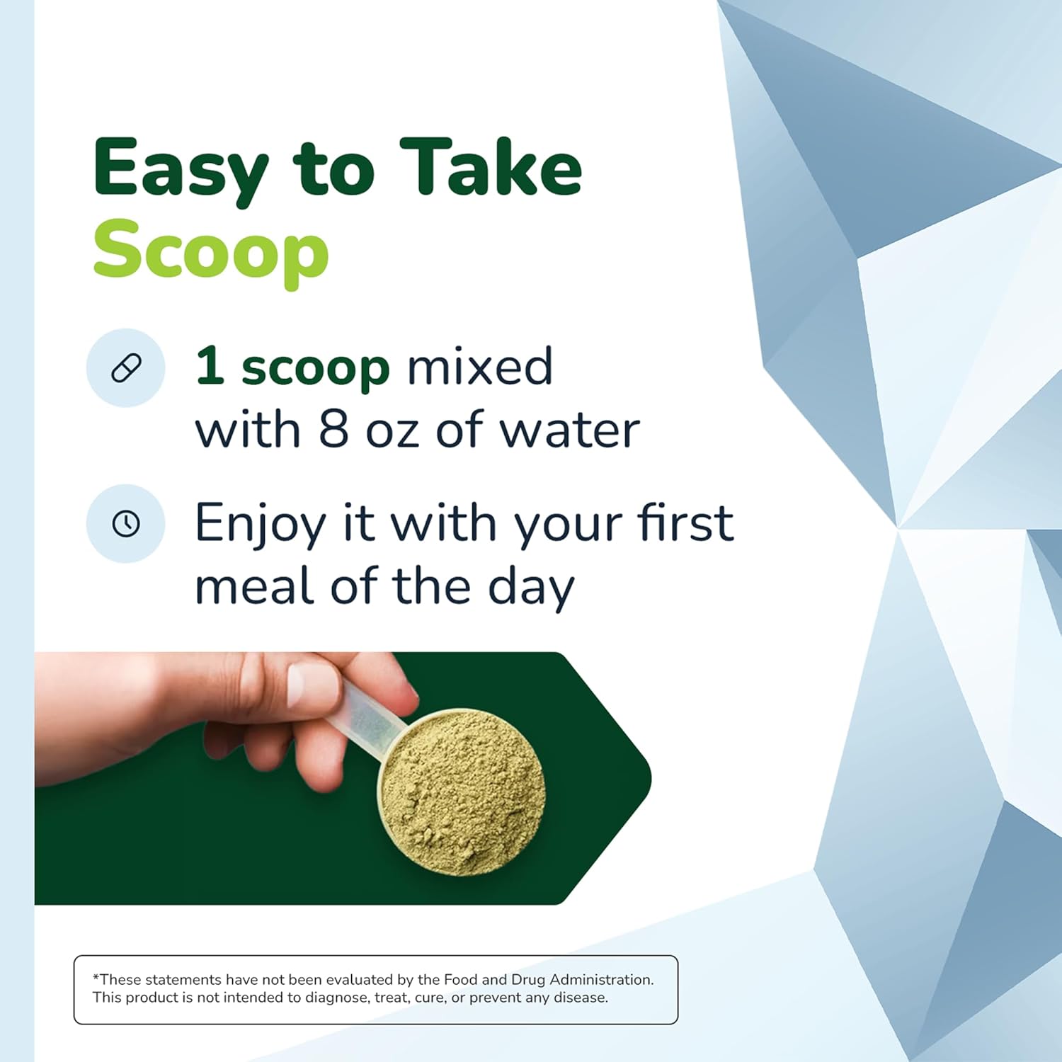 Soluble Fiber Greens Powder with 30 Superfoods, Probiotics & Prebiotic Fiber Supplement for Women & Men - Support Digestion, Regulate Blood Sugar & Promote Daily Energy - Made in USA - 30 Servings - Image 5