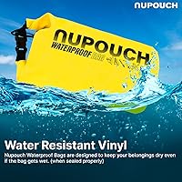 Vista 5 de Nupouch - Bolsa impermeable de 0.53/1.32/2.64/5.28 L, ligera, con parte superior enrollable, mochila seca para viajes, natación, navegación, kayak