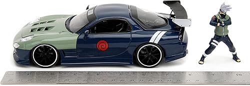 Miniatura 8 de Jada Naruto 124 1995 Mazda RX-7 - Coche fundido a presión y figura de Kakashi Hatake de 2.75 pulgadas