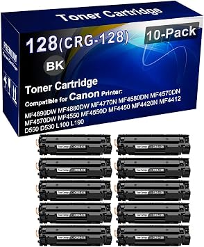 Amazon.com: Cartucho de tóner compatible de alto rendimiento compatible con  Canon ImageCLASS D530 MF4770n MF4880dw MF4890dw MF4450 MF4420n L190 (10  unidades) : Productos de Oficina