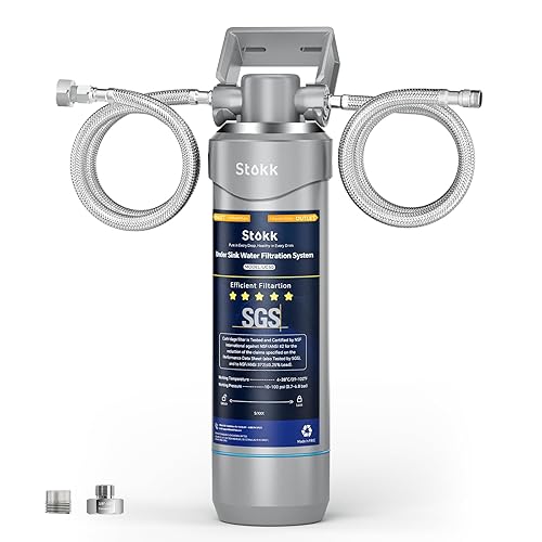 Miniatura 8 de Stokk Filtro de agua para debajo del fregadero, reduce el plomo, el cloro, el mal sabor y el olor, sistemas de filtro de agua debajo del mostrador,